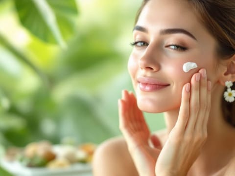 روتين منزلي للعناية بالبشرة طبيعي بالكامل