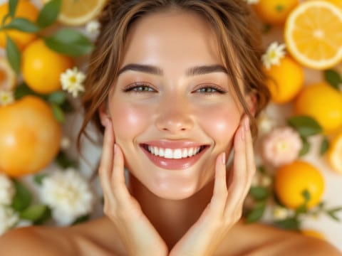 فوائد فيتامين C للعناية بالبشرة