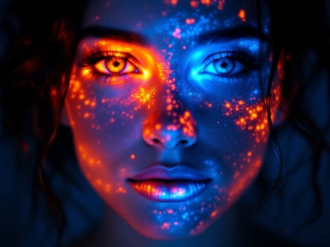 تأثير الضوء الأزرق على شيخوخة البشرة