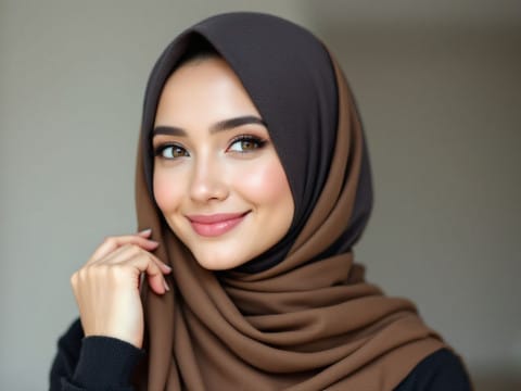 طرق لف الحجاب بسرعة