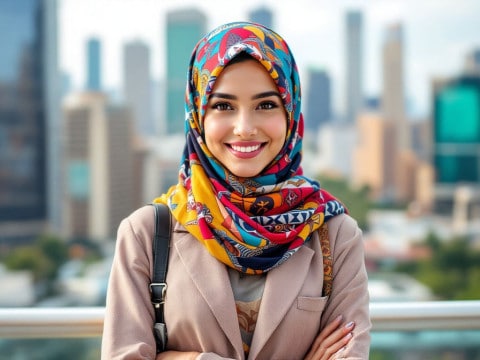 أفكار موضة سريعة للحجاب