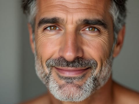 العناية بالبشرة للرجال بعد سن الأربعين