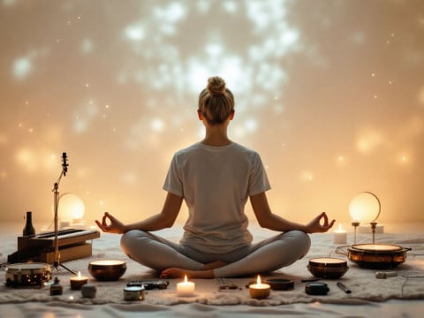 ممارسة حمام الصوت