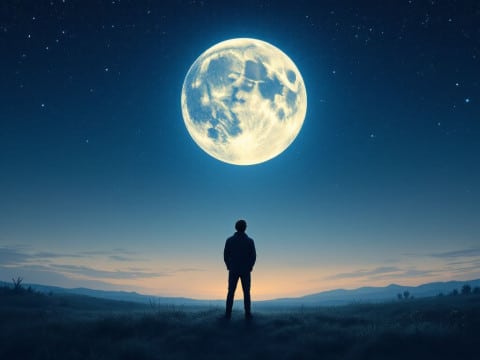 توازن المشي في ضوء القمر