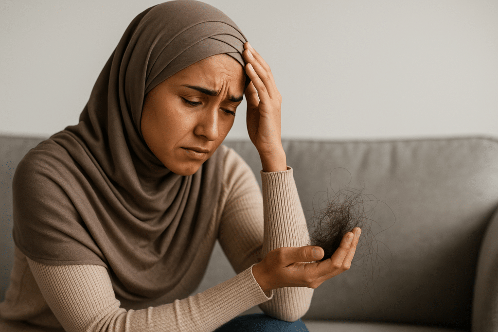 ١٠ نصائح فعّالة للحفاظ على صحة الشعر تحت الحجاب