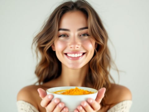 الكركم مع الزبادي