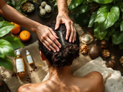 زيت لتكثيف الشعر