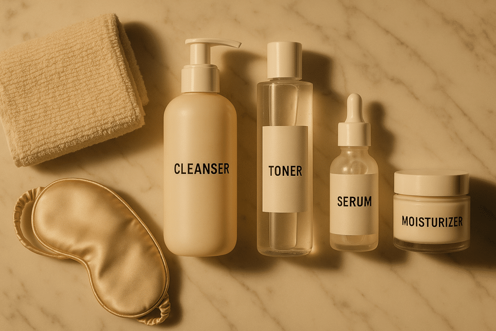 روتين العناية الليلي للبشرة المختلطة: 10 دقايق تفرق