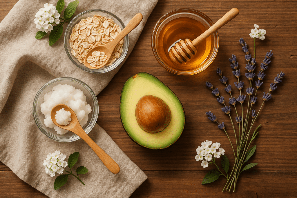 3 وصفات تجميل طبيعية 100% لبشرة نضرة وشعر لامع بدون نقطة كيمياء!