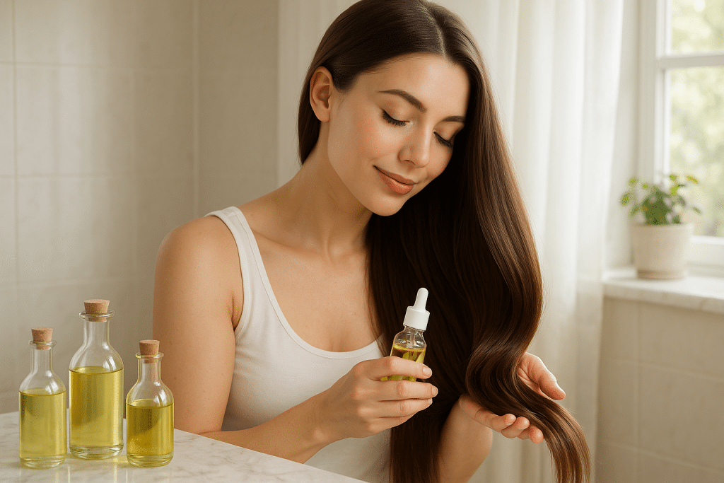 10 زيوت طبيعية مذهلة لتنعيم الشعر: أفضل زيوت طبيعية لتنعيم الشعر بدون حرارة أو كيراتين