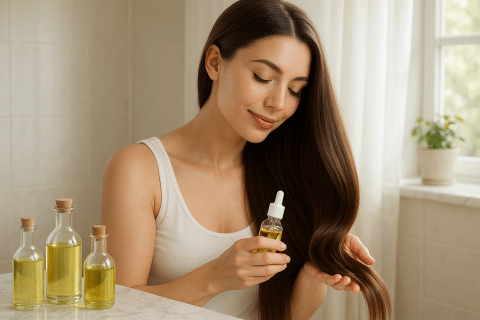 10 زيوت طبيعية مذهلة لتنعيم الشعر: أفضل زيوت طبيعية لتنعيم الشعر بدون حرارة أو كيراتين