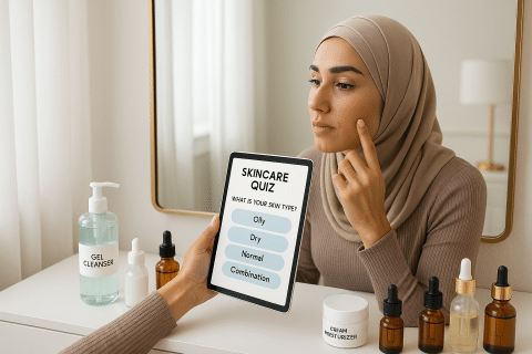 7 أسئلة اختبار: هل روتينك اليومي مناسب لنوع بشرتك؟ - اكتشفي الحقيقة الصادمة!