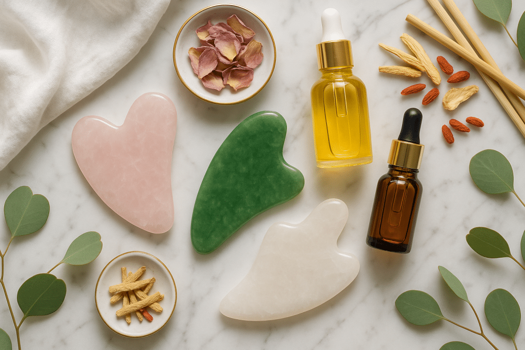تقنية Gua Sha السحرية: 7 خطوات مذهلة لشد الوجه طبيعياً