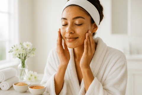 بشرتك محتاجة تقشير؟ اكتشفي الحقيقة في 3 خطوات سحرية فقط