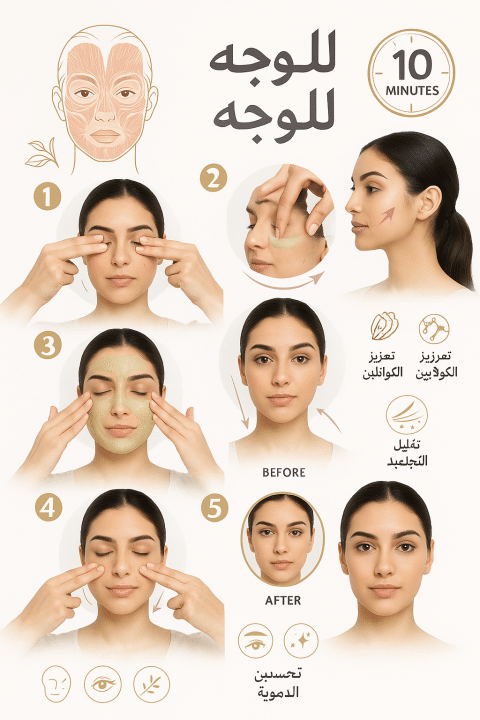 تمارين الوجه لشد البشرة: 10 دقائق مذهلة وسرية? للشباب الدائم